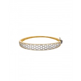 BRAZALETE DE ORO AMARILLO Y BLANCO CON ZIRCONIAS ABRB058YW-102