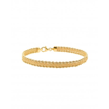 BRAZALETE DE ORO AMARILLO 40-1F-2F-CA - Envío Gratuito