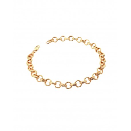 PULSERA DE ORO AMARILLO MIX0882-32 - Envío Gratuito