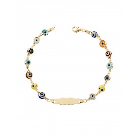 PULSERA DE ORO AMARILLO ALTB00013-Y - Envío Gratuito