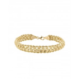 PULSERA DE ORO AMARILLO MIX0824-36 - Envío Gratuito