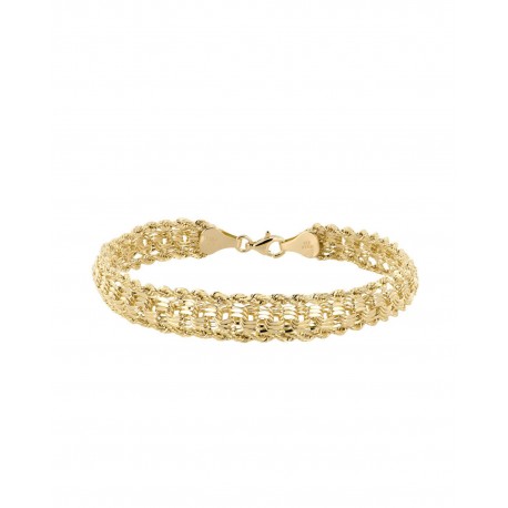 PULSERA DE ORO AMARILLO MIX0824-36 - Envío Gratuito