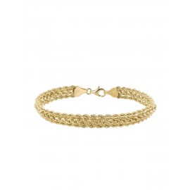 PULSERA DE ORO AMARILLO MIX0880-52 - Envío Gratuito