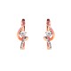 ARETES DE ORO ROSA CON DIAMANTES 17322WWD4RV - Envío Gratuito