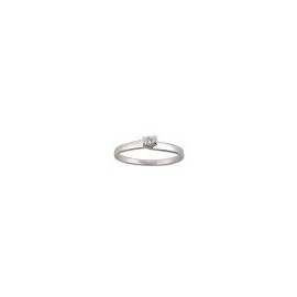 ANILLO SOLITARIO DE ORO BLANCO B416-B