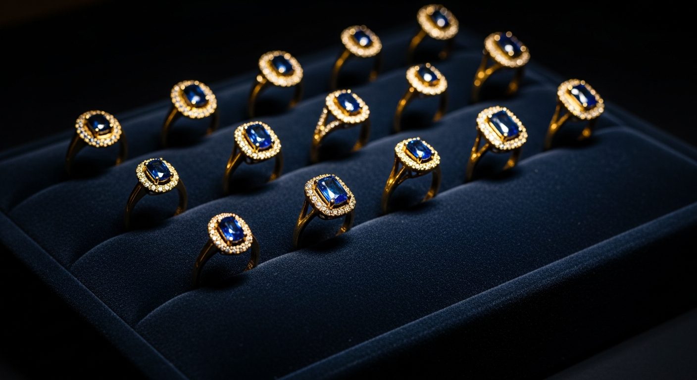 Joyería fina con acabados de lujo