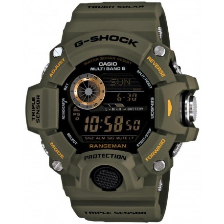 RELOJ CASIO G-SHOCK RANGEMAN PARA CABALLERO GW-9400-3CR — caballero